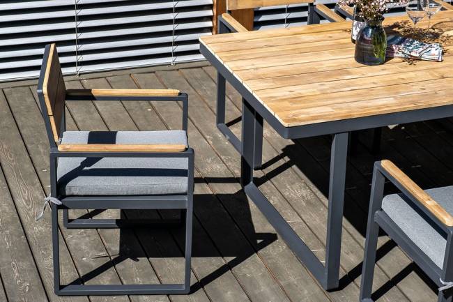 Обеденная группа из алюминия ТОПА XL