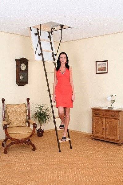 Чердачная складная лестница Stallux 265 80х70