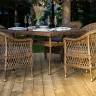 "Амароне" обеденная группа из искусственного ротанга на 6 персон, цвет коричневый "Амароне" обеденная группа из искусственного ротанга на 6 персон, цвет коричневый
