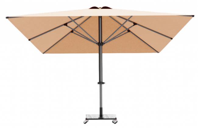Зонт профессиональный 4х4 м Lux Telescopic Manuel бежевый 4000х4000 мм
