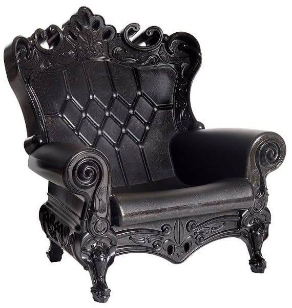 Кресло пластиковое Queen Loves Nature звездная пыль 1035х980х1125 мм Кресло пластиковое Queen Loves Nature звездная пыль 1035х980х1125 мм