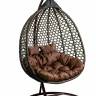 Кресло подвесное двойное Фиджи, коричневый
