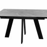 Стол DikLine SKM140 Керамика серый мрамор/подстолье черное/опоры черные (2 уп.) Стол DikLine SKM140 Керамика серый мрамор/подстолье черное/опоры черные (2 уп.)