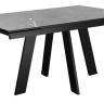 Стол DikLine SKM140 Керамика серый мрамор/подстолье черное/опоры черные (2 уп.) Стол DikLine SKM140 Керамика серый мрамор/подстолье черное/опоры черные (2 уп.)