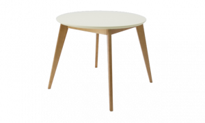 Стол Сканди К 100, Натуральное дерево/Слоновая кость