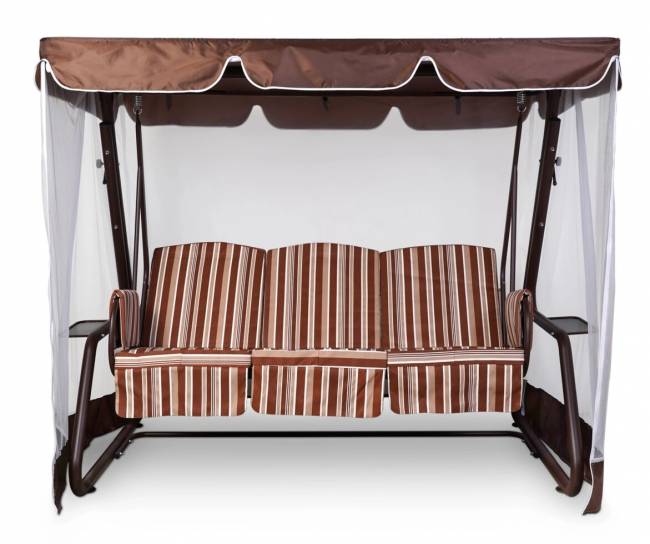 Тент-крыша + москитная сетка Венеция/Элегант Премиум/Артемида 210х140х200, шоколад