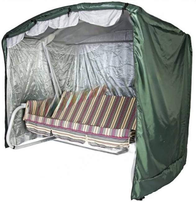 Чехол для садовых качелей Золотая Корона 76 - 220х175х185, зеленый Чехол для садовых качелей Золотая Корона 76 - 220х175х185, зеленый