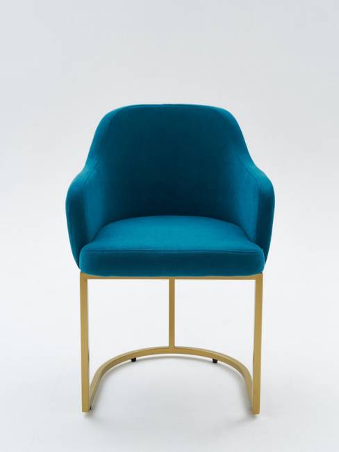 Стул Amely Denim / Gold 2 Стул Amely Denim / Gold 2