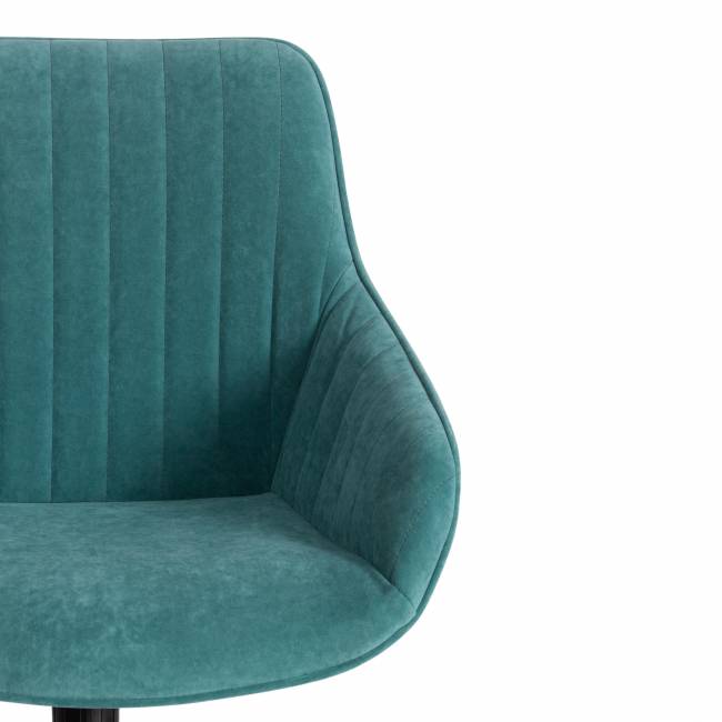 Кресло Дублин/Dublin велюр Clermon, бирюзовый, 140 бирюзовый велюр Clermon