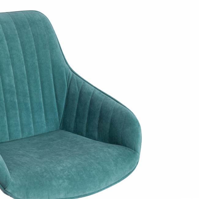 Кресло Дублин/Dublin велюр Clermon, бирюзовый, 140 бирюзовый велюр Clermon