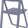 Стул пластиковый Dream темно-серый 480х520х820 мм Стул пластиковый Dream темно-серый 480х520х820 мм