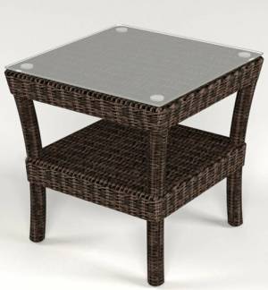 Кофейный столик "Малага Классик" малый, коричневый, черный Кофейный столик "Малага Классик" малый, коричневый, черный