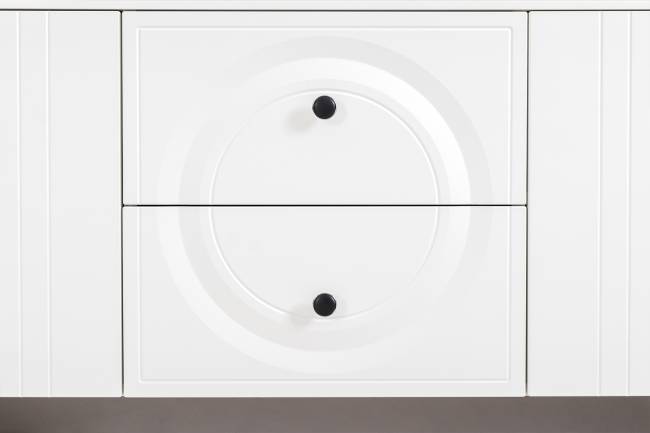 Большая стенка для ТВ-аппаратуры Валенсия № 64 цвет белый шагрень Большая стенка для ТВ-аппаратуры Валенсия № 64 цвет белый шагрень