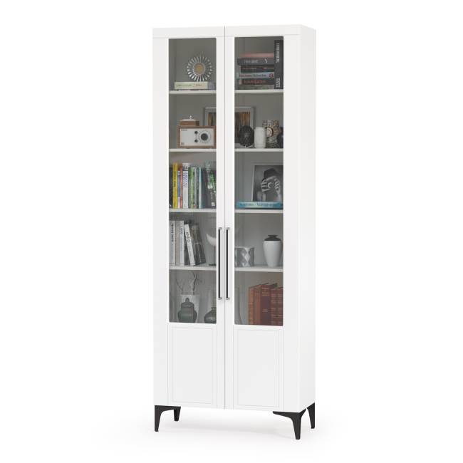 Большая стенка для ТВ-аппаратуры Валенсия № 64 цвет белый шагрень Большая стенка для ТВ-аппаратуры Валенсия № 64 цвет белый шагрень