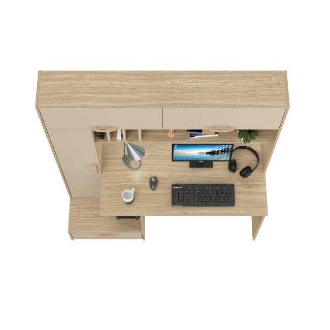 Компьютерный стол Лайт 03.243Н цвет плэйн/сатин Компьютерный стол Лайт 03.243Н цвет плэйн/сатин