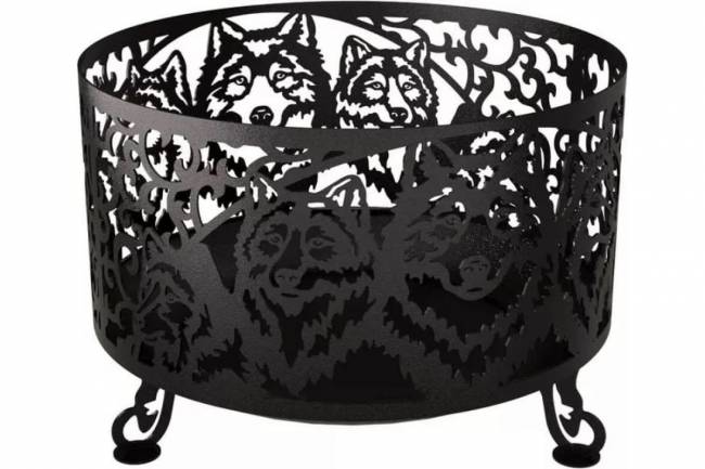 Костровая чаша "Волк", ST3, 3мм