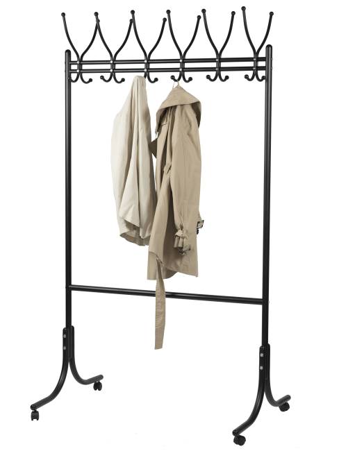 Вешалка напольная на колесах М 11 чёрный Вешалка напольная на колесах М 11 чёрный