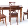 Обеденная группа Верди 120 со стульями Ингольф орех Обеденная группа Верди 120 со стульями Ингольф орех