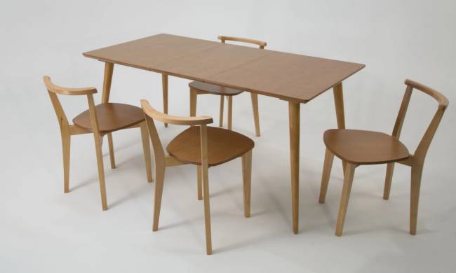 Стол Монте 120 натур со стульями Франк натур Стол Монте 120 натур со стульями Франк натур