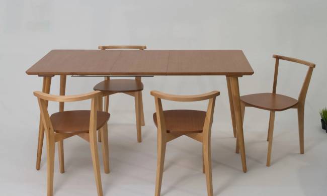 Стол Монте 120 натур со стульями Франк натур Стол Монте 120 натур со стульями Франк натур