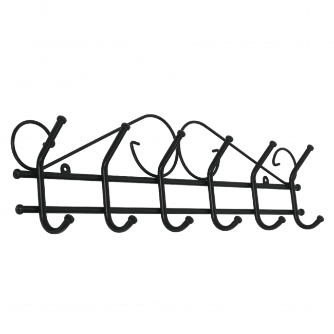 Вешалка  Ажур 6 черный