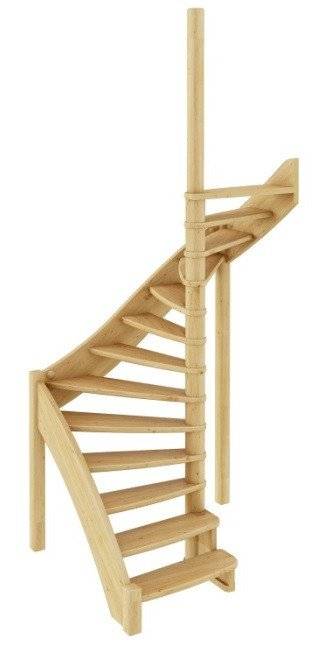 Деревянная лестница ЛС-01м под покраску Деревянная лестница ЛС-01м под покраску