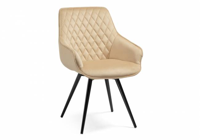 Эгел крутящееся бежевый / черный глянец