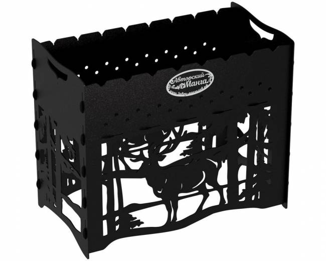 Мангал разборный "Природа", сталь AISI304, 3мм