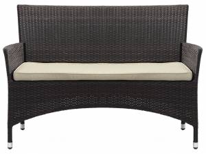 Диван плетеный двухместный с подушкой GS 909