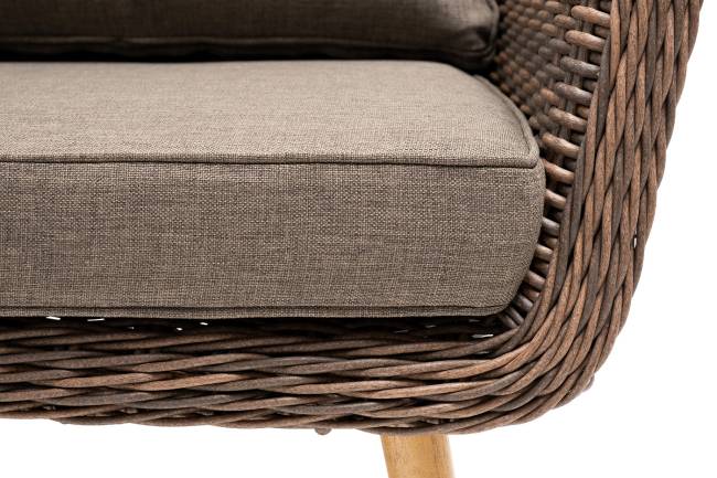 "Прованс" диван из искусственного ротанга трехместный, цвет коричневый "Прованс" диван из искусственного ротанга трехместный, цвет коричневый