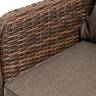 "Прованс" диван из искусственного ротанга трехместный, цвет коричневый "Прованс" диван из искусственного ротанга трехместный, цвет коричневый
