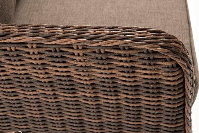 "Прованс" диван из искусственного ротанга трехместный, цвет коричневый "Прованс" диван из искусственного ротанга трехместный, цвет коричневый