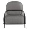 Кресло Стоун рогожка серый