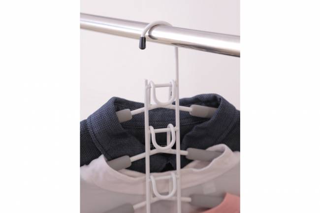 Вешалка-трансформер для одежды Гинго 5 в 1 серая Вешалка-трансформер для одежды Гинго 5 в 1 серая