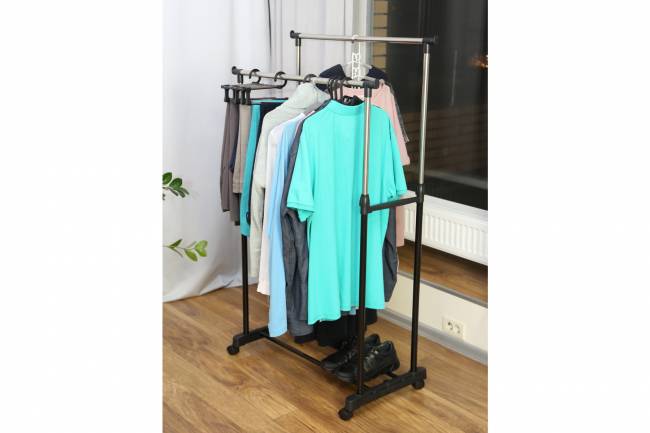 Вешалка-трансформер для одежды Гинго 5 в 1 серая Вешалка-трансформер для одежды Гинго 5 в 1 серая