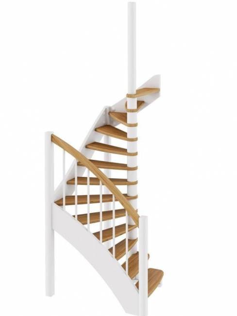 Деревянная лестница ЛС-04м под покраску