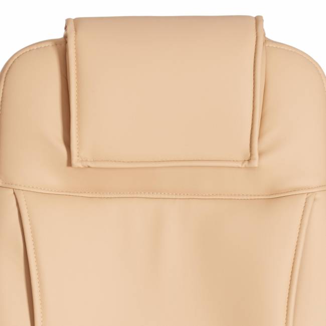 Кресло Бергамо/Bergamo хром (22) кож/зам, бежевый, 36-34 бежевый кож/зам