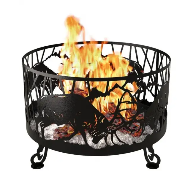 Костровая чаша "Олени", ST3, 3мм