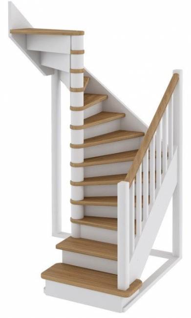 Деревянная лестница ЛС-05м под покраску