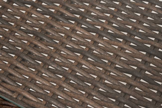 "Прованс" столик журнальный из ротанга, цвет коричневый