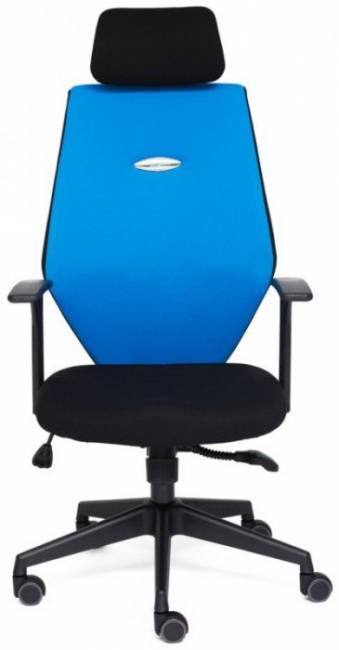 Кресло офисное «Ринус-6» (Rinus-6 blue) (Чёрно-синяя ткань)
