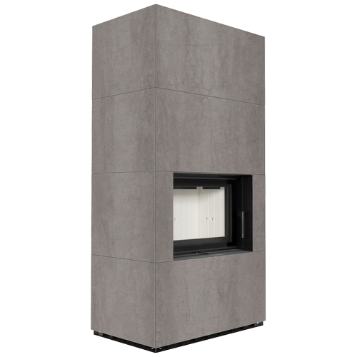 Каминокомплект Kratki PRO FLOKI NATURALI PIETRA DI SAVOIA GRIGIA BOCCIARDATA