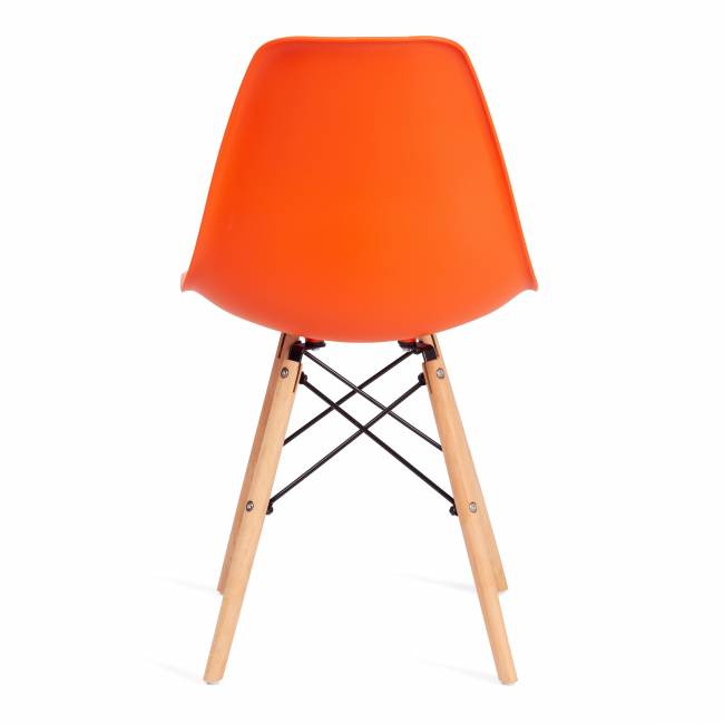 Стул Синди Имс/Cindy Eames (мод.001) дерево бук/металл/сиденье пластик, 51х46х82см, оранжевый (Комплект из 4 шт.) оранжевый/orange дерево бук/металл/сиденье пластик Стул Синди Имс/Cindy Eames (мод.001) дерево бук/металл/сиденье пластик, 51х46х82см, оранжевый (Комплект из 4 шт.) оранжевый/orange дерево бук/металл/сиденье пластик