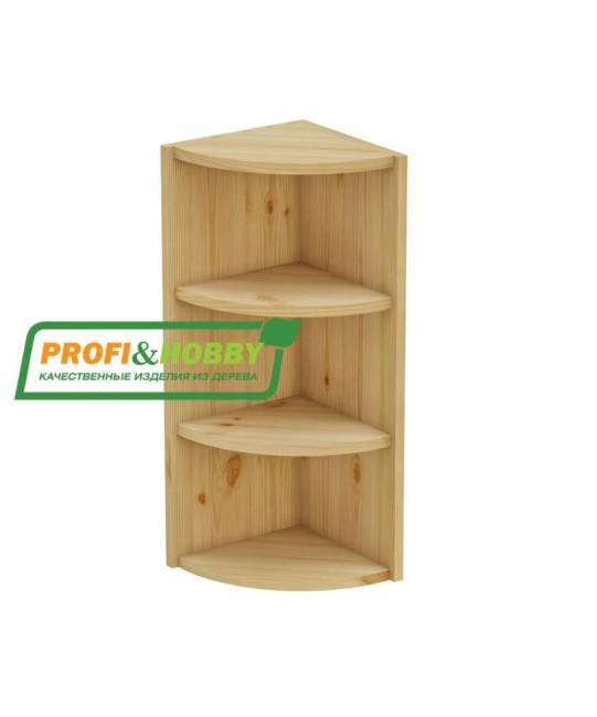 Шкаф-стеллаж заверш 280 х 280 х 720 открытый, сосна, без покраски