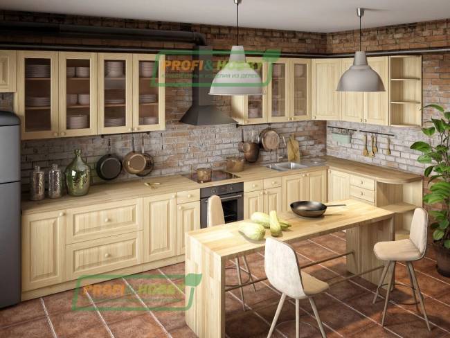 Шкаф-стеллаж заверш 280 х 280 х 720 открытый, сосна, без покраски