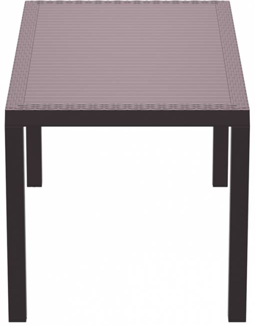 Стол пластиковый Orlando 140 коричневый 1400х800х750 мм