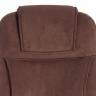Кресло Бергамо/Bergamo хром (22) флок , коричневый, 6 коричневый флок