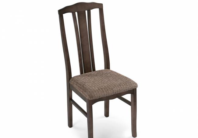 Стул деревянный Исаро орех / мерц белый