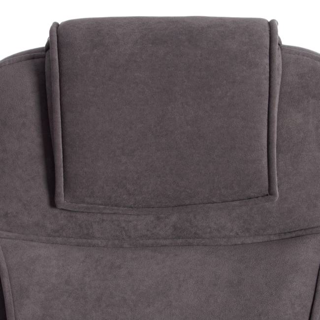 Кресло Бергамо/Bergamo хром (22) флок , серый, 29 серый флок