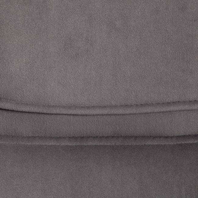 Кресло Бергамо/Bergamo хром (22) флок , серый, 29 серый флок